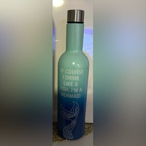 Mermaid Wine Bottle Double wall Stainless Steel wine bottle 27oz BRAND-N…